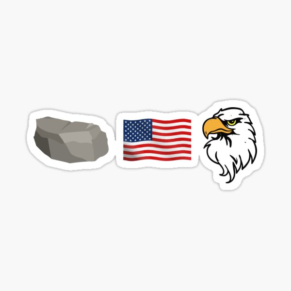 Item preview, Rock, Flag, and Eagle (Always Sunny) designed and sold by TubularTees.