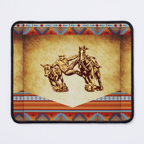 Item preview, Western Rodeo Bulldogger - Steer Wrestling Pattern designed and sold by handsoftime2020.
