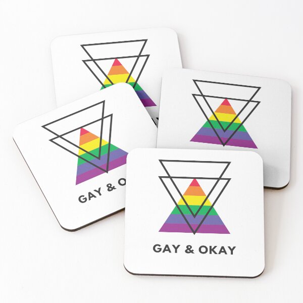 Item preview, Gay & Okay - Large | White designed and sold by abroadDesigns.