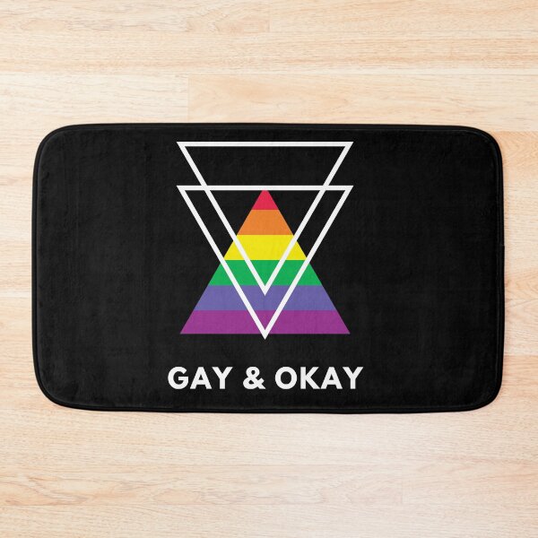 Item preview, Gay & Okay - Large | black designed and sold by abroadDesigns.