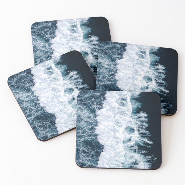 Item preview, Sea Waves white froth deep blue - Ocean Posters designed and sold by DRK7DSGN.