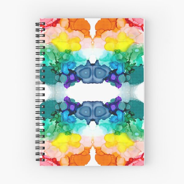 Item preview, Diseño abstracto Rainbow Rorschach III designed and sold by CardamomZing.