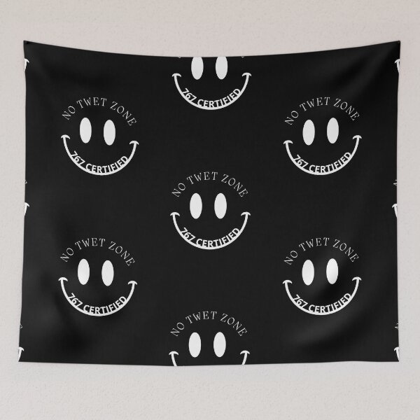 Item preview, No Twet Zone- smiley face designed and sold by 767Certified.