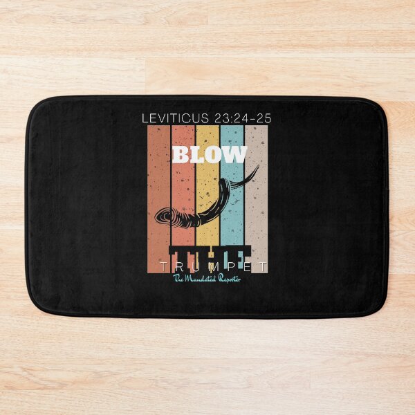 Item preview, Blow the Trumpet - Leviticus 23:24-25 - Black  designed and sold by TheReporter1.