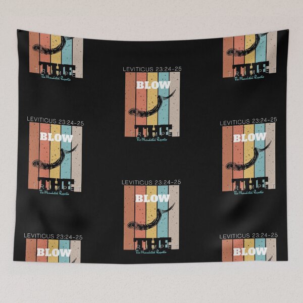 Item preview, Blow the Trumpet - Leviticus 23:24-25 - Black  designed and sold by TheReporter1.