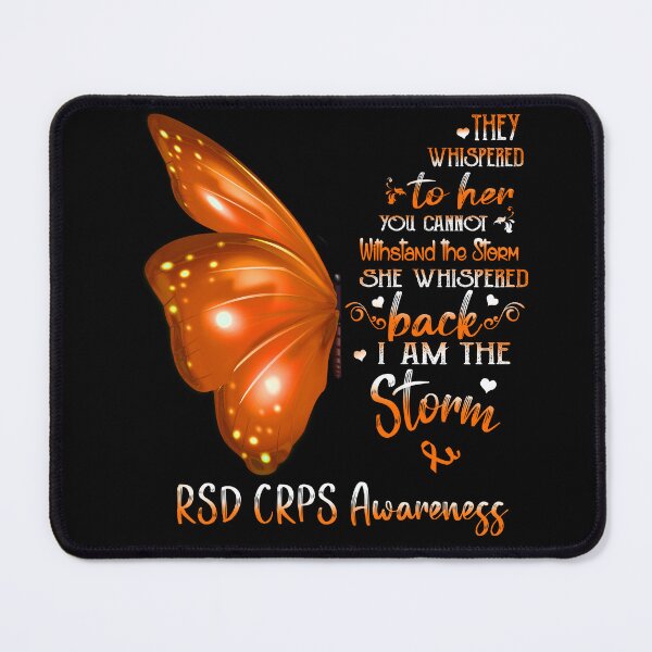 Item preview, She Whispered Back I Am The Storm RSD CRPS Awareness Butterfly designed and sold by frechettee.
