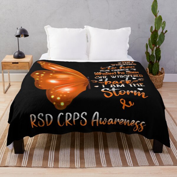 Item preview, She Whispered Back I Am The Storm RSD CRPS Awareness Butterfly designed and sold by frechettee.