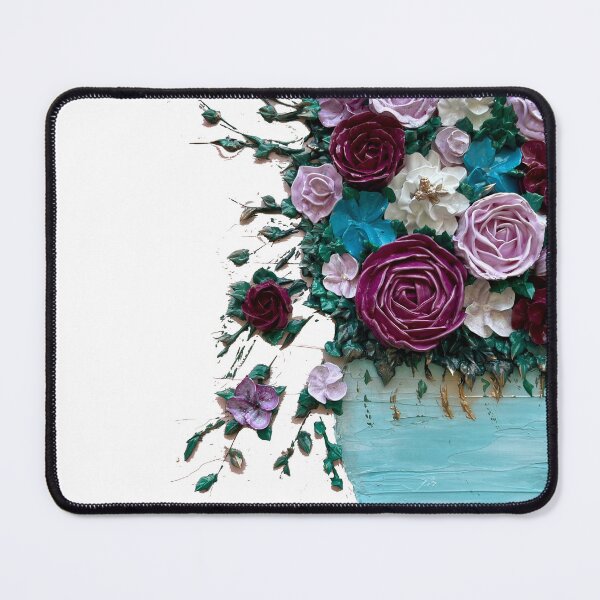 Item preview, Floral Painting, Impasto Flower Painting, Original Art, 3d Art designed and sold by Dorsadaf M.