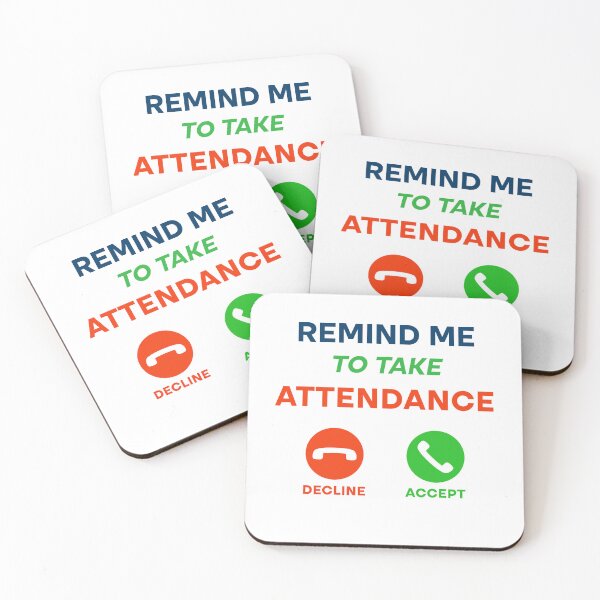 Item preview, Gift Someone Remind Me To Take Attendance Funny Teacher  designed and sold by Rami Khalifah.
