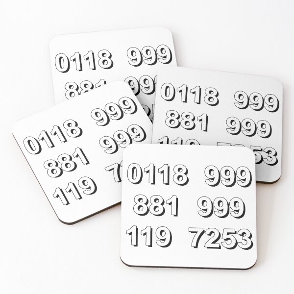Item preview, 0118 999 881 999 119 7253 designed and sold by Charlotte Gaskell.