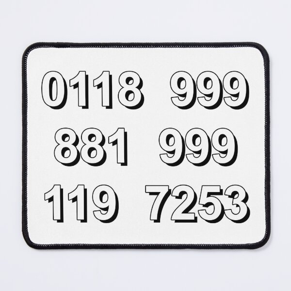 Item preview, 0118 999 881 999 119 7253 designed and sold by Charlotte Gaskell.