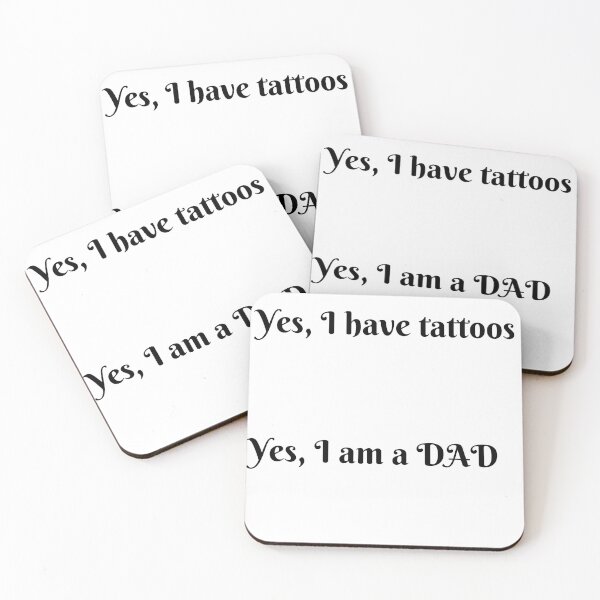 Item preview, Dad Tattoo designed and sold by TubularTees.