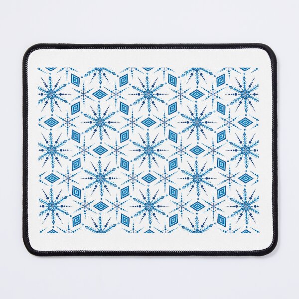 Item preview, Blue Snowflake Collage designed and sold by Demiree Cahill-Sabin.