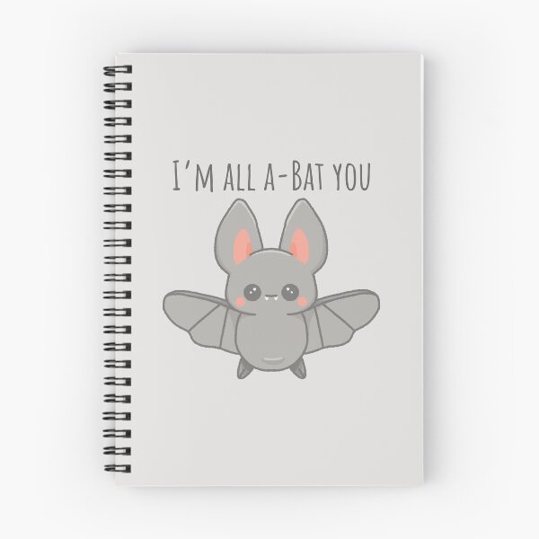 Item preview, I’m All A-Bat You - Funny Bat Pun designed and sold by HappyDoodlen.
