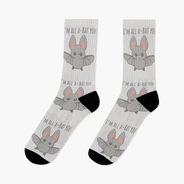 Item preview, I’m All A-Bat You - Funny Bat Pun designed and sold by HappyDoodlen.