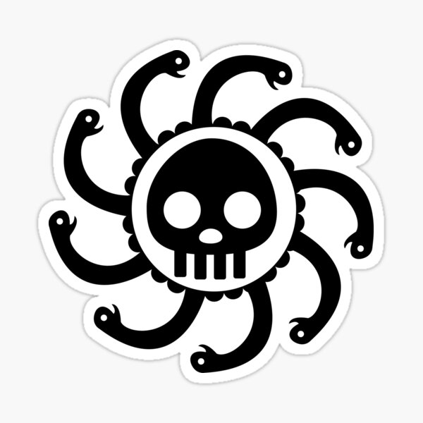 Boa Hancock Pirate Flag Sticker For Sale By Kobmamba Redbubble 9189