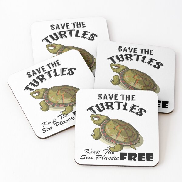 Item preview,  Save the turtles keep the sea plastic free shirts, Save the turtles keep the sea plastic free masks, Save the turtles keep the sea plastic free stickers  designed and sold by Poussyarts.