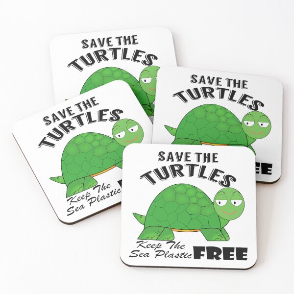 Item preview, Save the turtles keep the sea plastic free shirts, Save the turtles keep the sea plastic free masks, Save the turtles keep the sea plastic free stickers  designed and sold by Poussyarts.