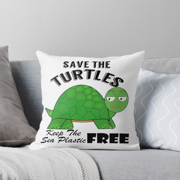 Item preview, Save the turtles keep the sea plastic free shirts, Save the turtles keep the sea plastic free masks, Save the turtles keep the sea plastic free stickers  designed and sold by Poussyarts.