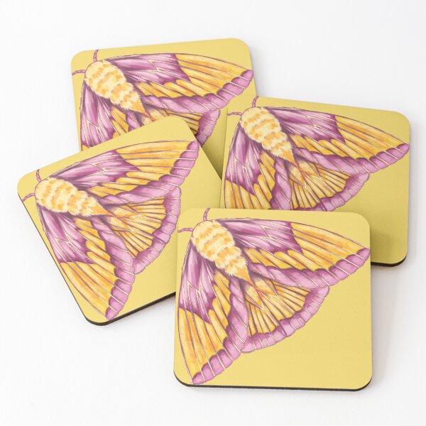 Item preview, Rosy Maple Moth designed and sold by leebradford.