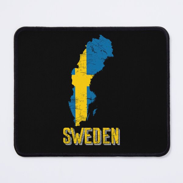 Item preview, Sweden flag map designed and sold by Mila1946.