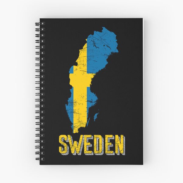 Item preview, Sweden flag map designed and sold by Mila1946.