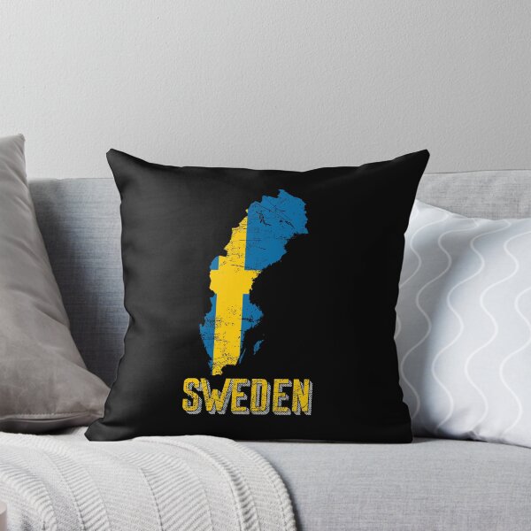 Item preview, Sweden flag map designed and sold by Mila1946.