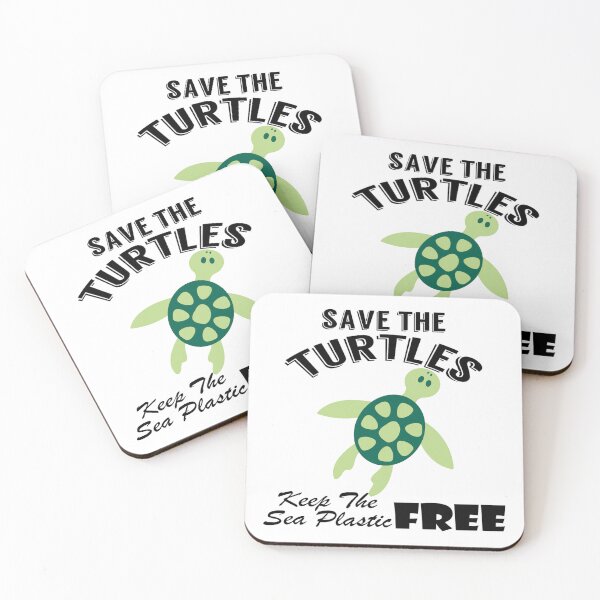 Item preview, Save the turtles keep the sea plastic free shirts, Save the turtles keep the sea plastic free masks, Save the turtles keep the sea plastic free stickers  designed and sold by Poussyarts.