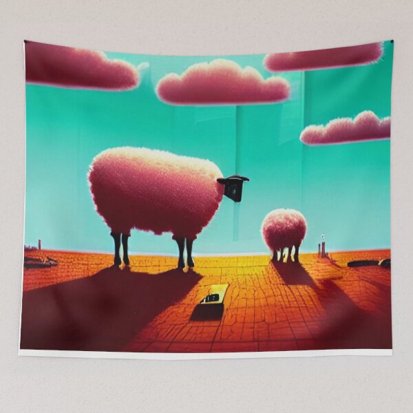 Item preview, Flying Sheep Clouds designed and sold by Intar.