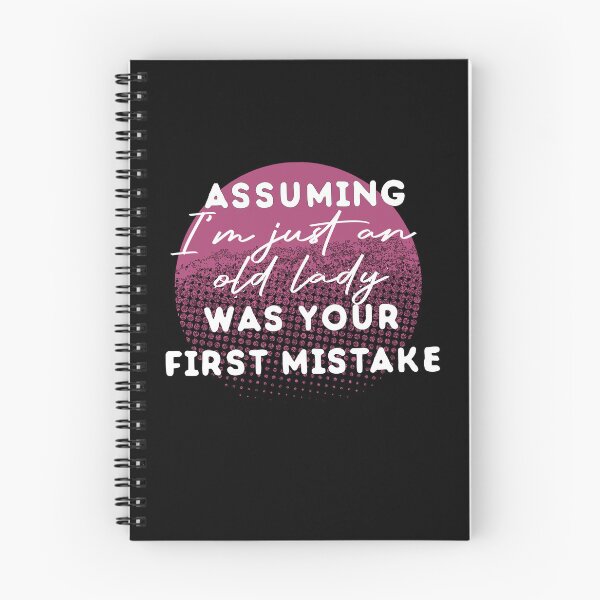 Item preview, Assuming I'm just an old lady was your first mistake - perfect gift designed and sold by niamaes.