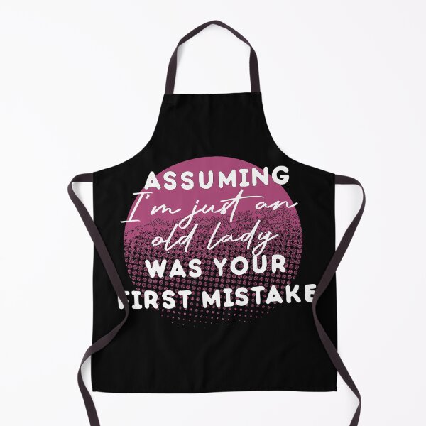 Item preview, Assuming I'm just an old lady was your first mistake - perfect gift designed and sold by Esni | Designs.