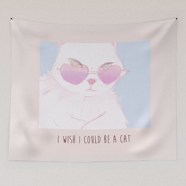 Item preview, I wish I could be a cat designed and sold by Bubussauro.