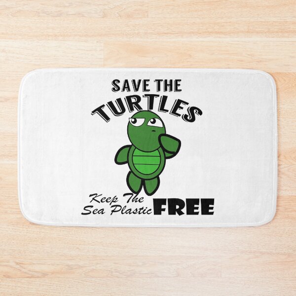 Item preview,  Save the turtles keep the sea plastic free shirts, Save the turtles keep the sea plastic free masks, Save the turtles keep the sea plastic free stickers  designed and sold by Poussyarts.