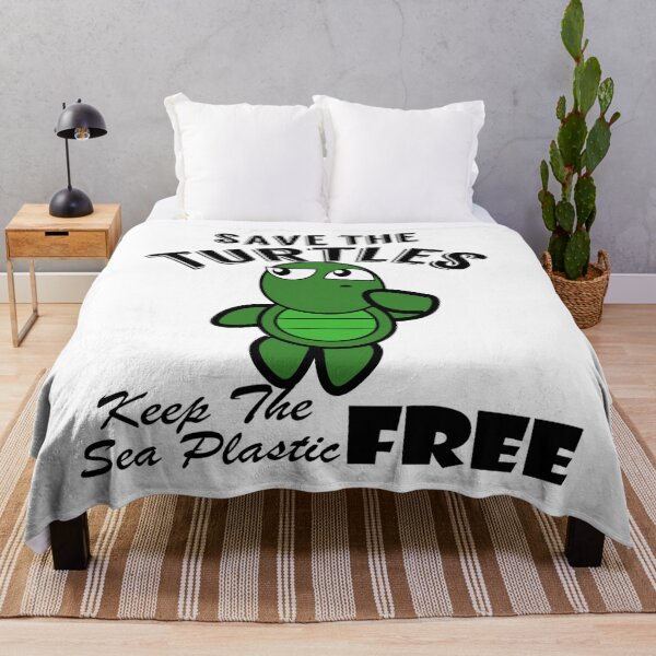 Item preview,  Save the turtles keep the sea plastic free shirts, Save the turtles keep the sea plastic free masks, Save the turtles keep the sea plastic free stickers  designed and sold by Poussyarts.