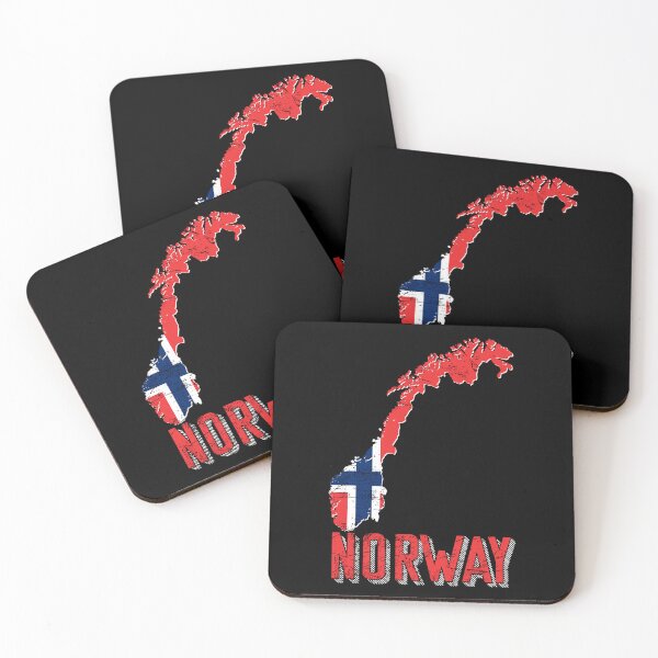 Item preview, Norway flag map designed and sold by Mila1946.