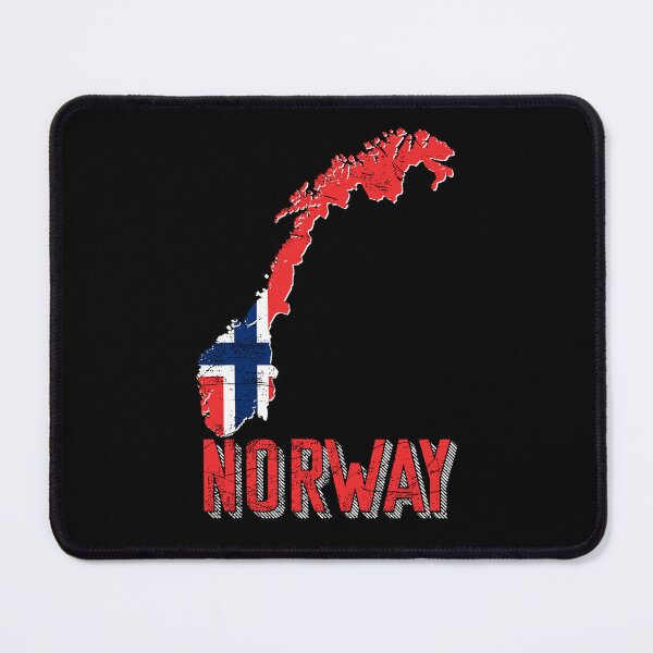 Item preview, Norway flag map designed and sold by Mila1946.