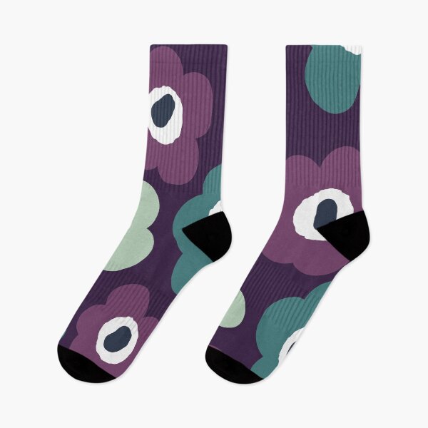Item preview, Iconic Modern Scandinavian Garden in Gradient Purple and Green designed and sold by Deutschic.