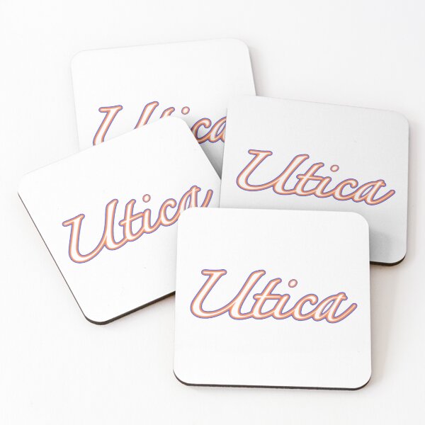 Item preview, Utica Cursive Orange and Blue designed and sold by Allie Rockhill.
