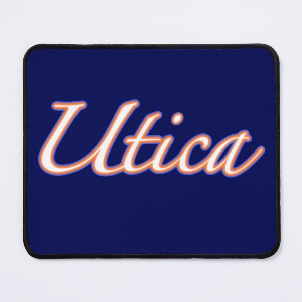 Item preview, Utica Cursive Orange and Blue designed and sold by Allie Rockhill.