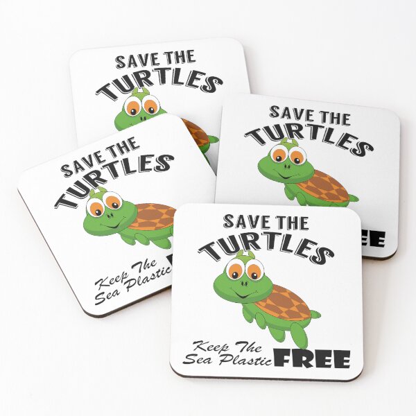 Item preview, Save the turtles keep the sea plastic free shirts, Save the turtles keep the sea plastic free masks, Save the turtles keep the sea plastic free stickers  designed and sold by Poussyarts.