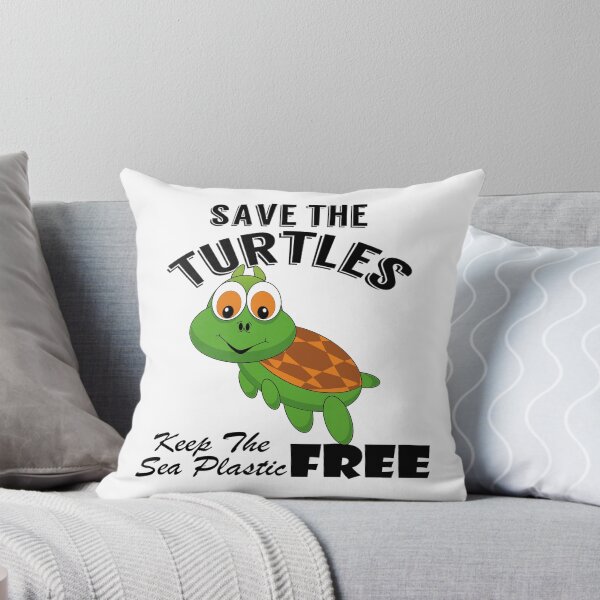 Item preview, Save the turtles keep the sea plastic free shirts, Save the turtles keep the sea plastic free masks, Save the turtles keep the sea plastic free stickers  designed and sold by Poussyarts.