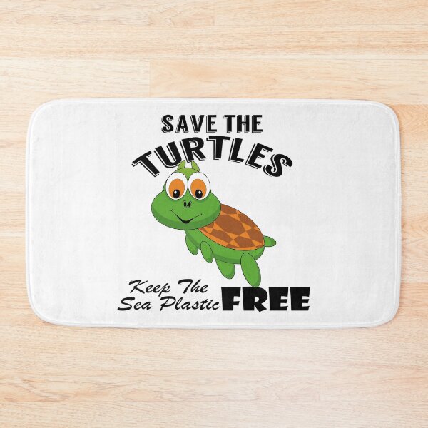 Item preview, Save the turtles keep the sea plastic free shirts, Save the turtles keep the sea plastic free masks, Save the turtles keep the sea plastic free stickers  designed and sold by Poussyarts.