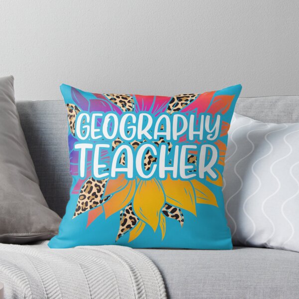 Item preview, Geography Teacher Sunflower  designed and sold by MichelPascals.