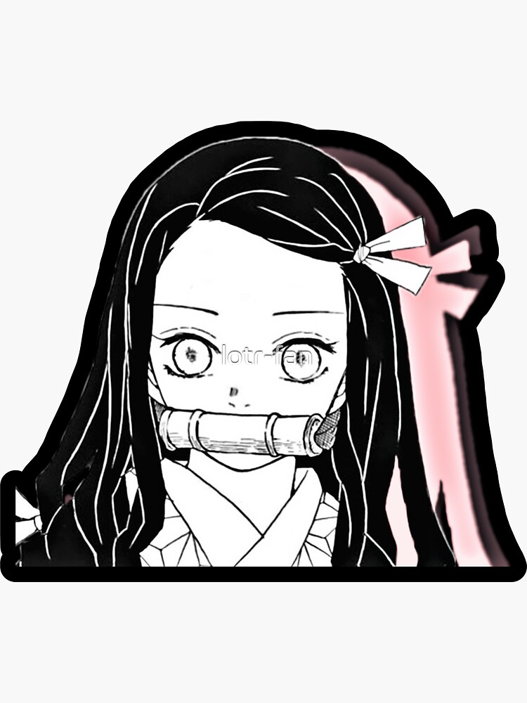 Nezuko ~ Demon Slayer Sticker For Sale By Lotr Fan Redbubble 5278