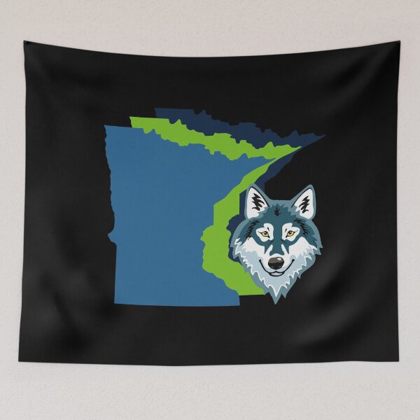Item preview, Minnesota Border, Timberwolves designed and sold by LatterDaze.