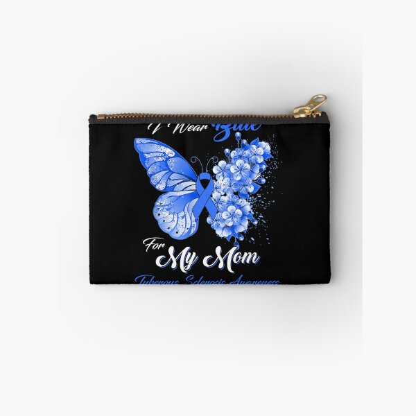 Item preview, I Wear Blue For My Mom Tuberous Sclerosis Awareness Butterfly Ribbon Gifts designed and sold by Adropine.