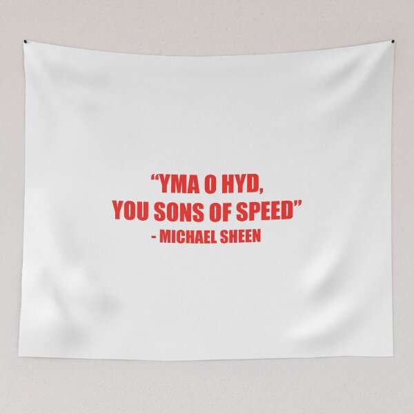 Item preview, Yma O Hyd You Sons Of Speed - Michael Sheen designed and sold by bubblecoch.