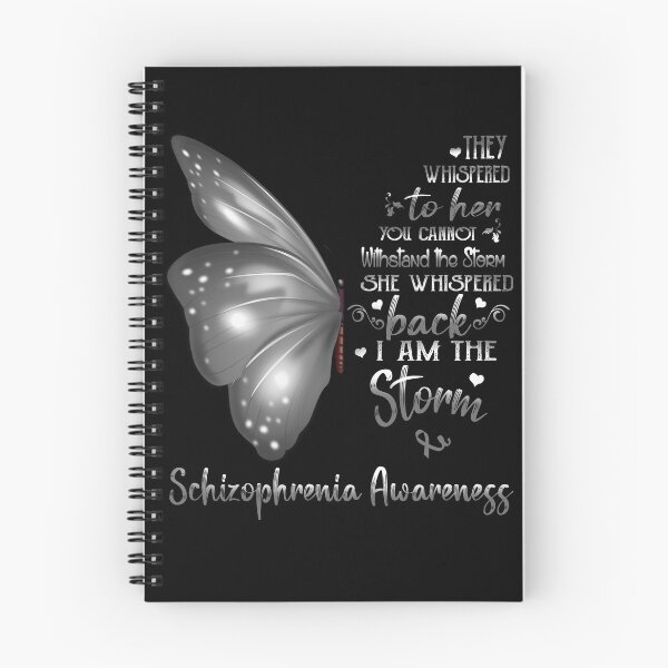 Item preview, She Whispered Back I Am The Storm Schizophrenia Awareness Butterfly designed and sold by frechettee.