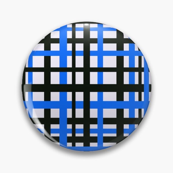 Item preview, Interlocking Stripes Black White Blue designed and sold by blakcirclegirl.