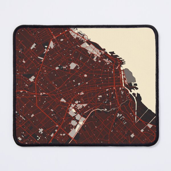 Item preview, Buenos Aires City Map of Argentina - Vector designed and sold by deMAP.